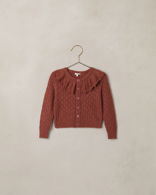 Ruffle Cardigan Sweater | Spice