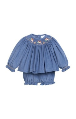 Smocked Bishop Bloomer Set | Flying Mallard