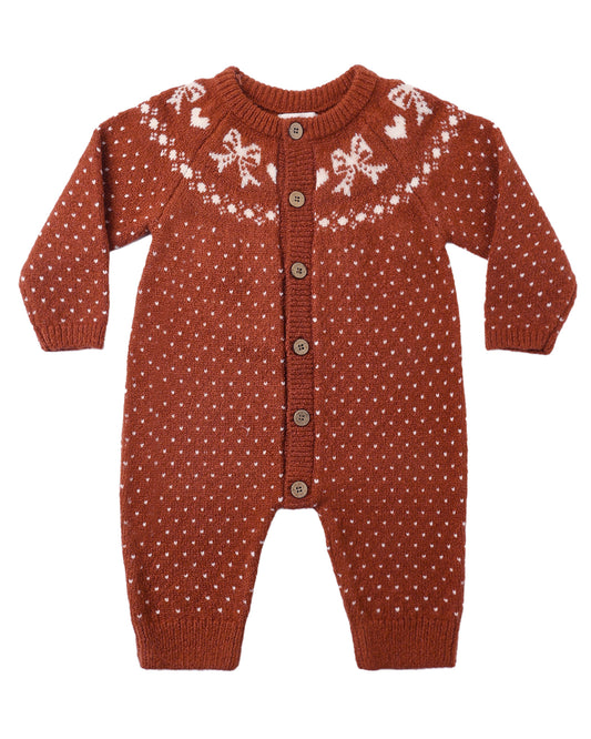 Fair Isle Romper | Ruby