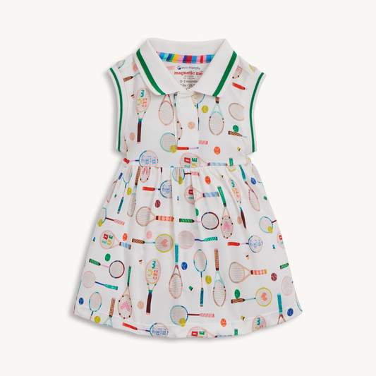 Love All Modal Magnetic Bodysuit Polo Collar Dress