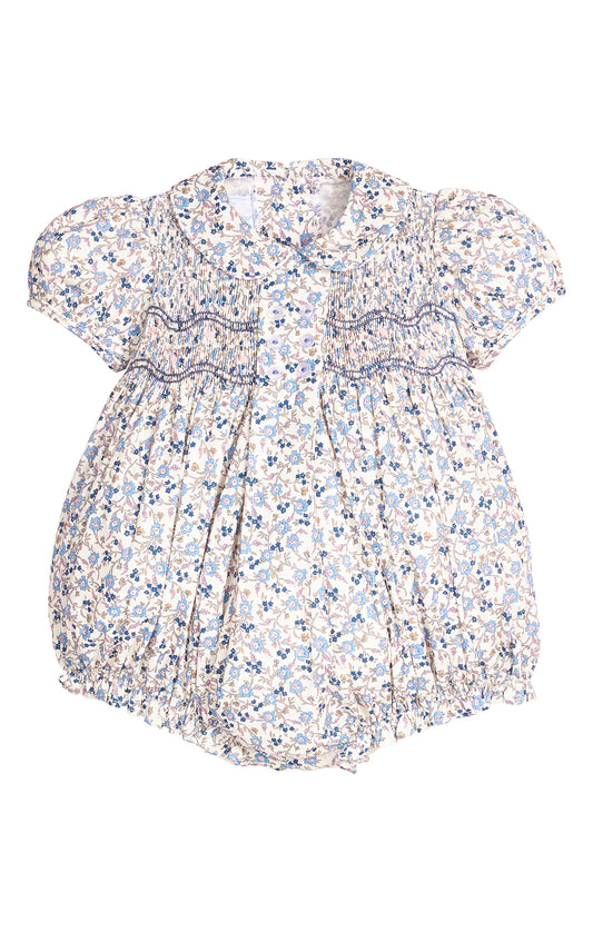 Smocked Bridget Bubble | Wisteria Floral