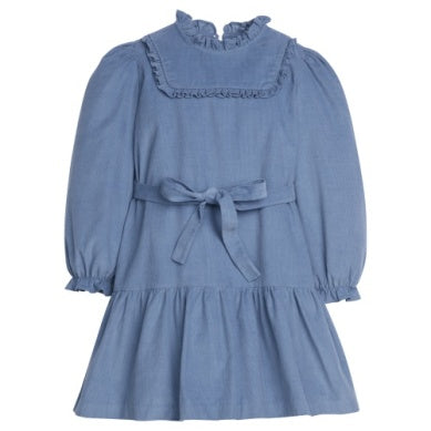 Carrick Dress | Stormy Blue Corduroy