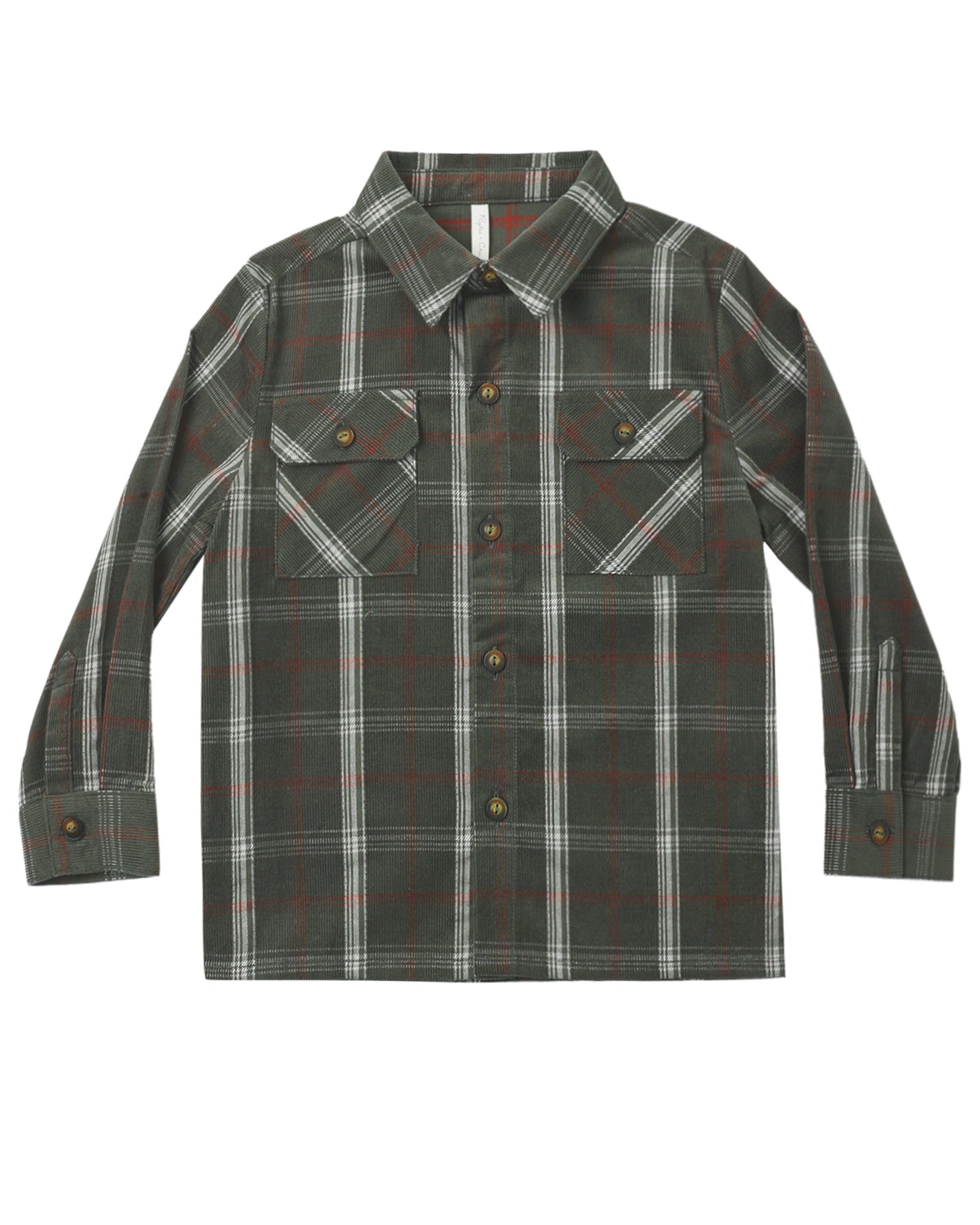 Pocketed Flannel Shirt | Holiday Plaid