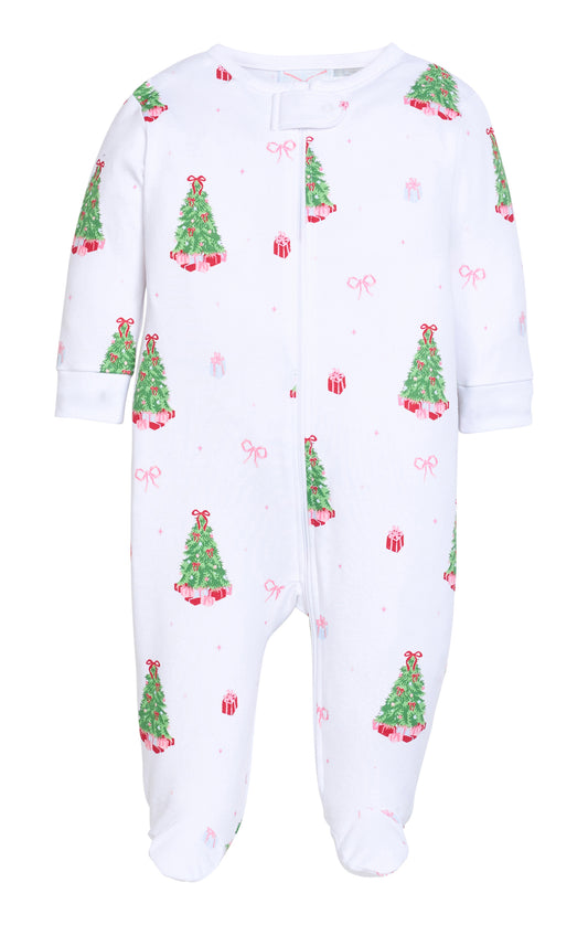 Zippered Footie | Holly Days