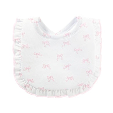 Pretty Bows Bib w/Ruffle