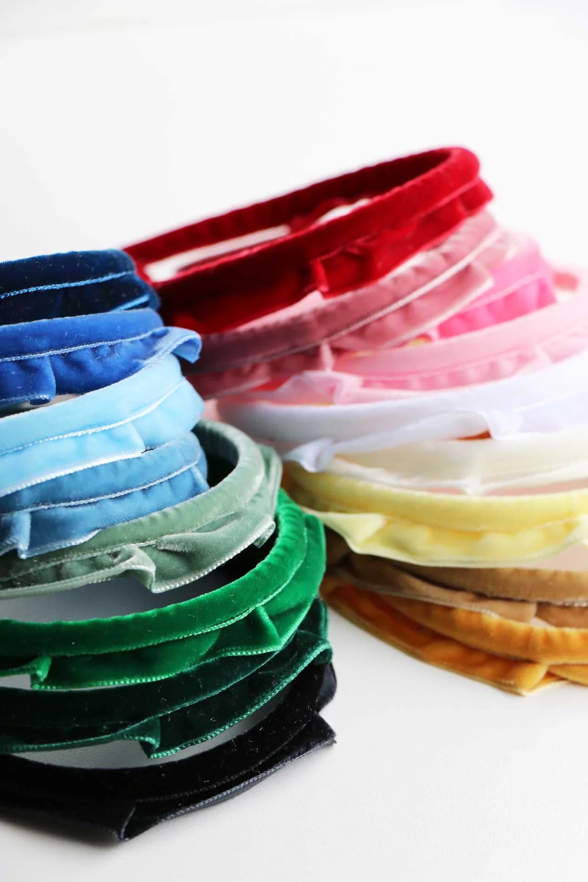 Velvet Crown Headband | Camel