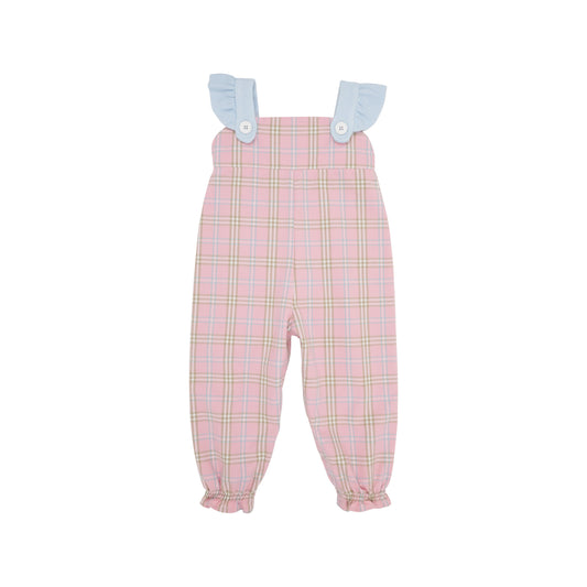 Violet's Vintage Overall | Pelham Bay Plaid with Beale Street Blue Herringbone