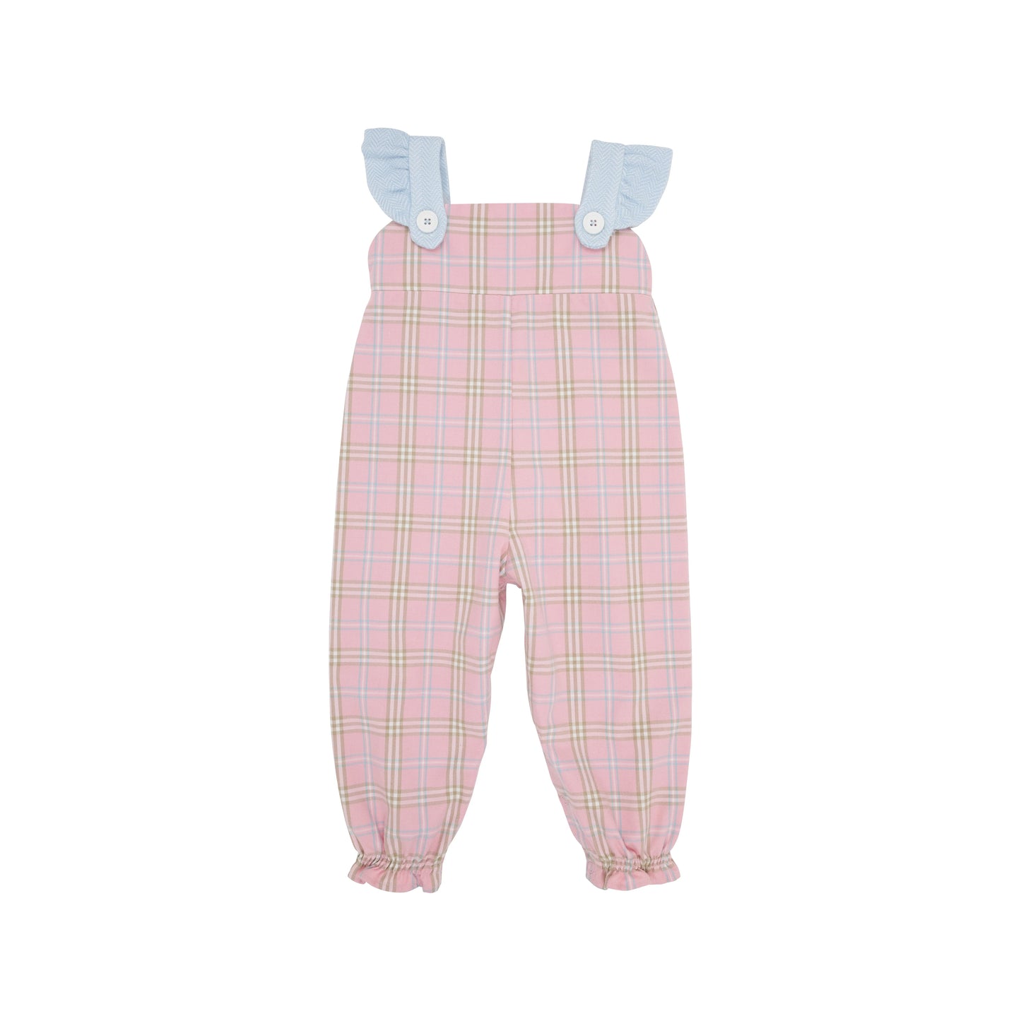 Violet's Vintage Overall | Pelham Bay Plaid with Beale Street Blue Herringbone