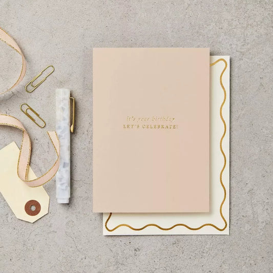 Its Your Birthday Let’s Celebrate Card | Blush