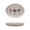 Stoneware Platter with Holiday Icon