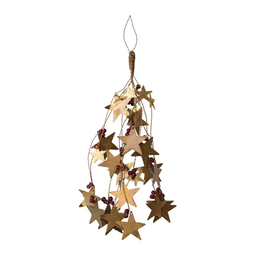 Brass Stars & Acrylic Bead Bunch