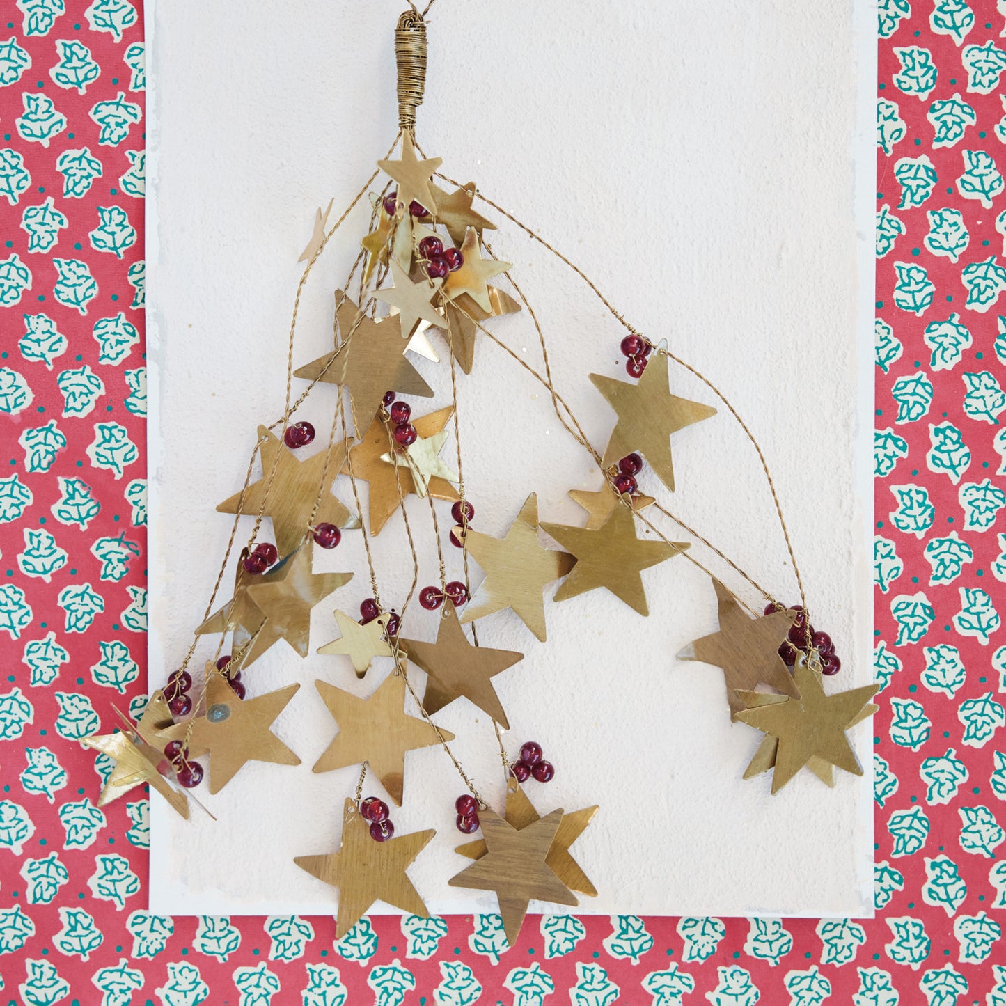 Brass Stars & Acrylic Bead Bunch