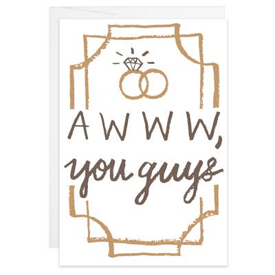Awww, You Guys - Mini Card