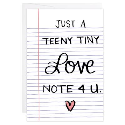Teeny Tiny Love Note | Mini Card
