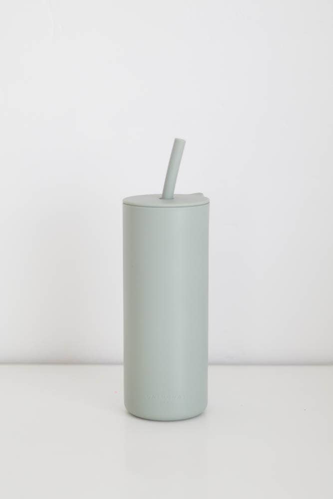 Adult Silicone Straw Cup - Sage
