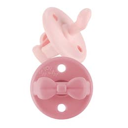 Sweetie Soother Orthodontic Pacifier Set | Ballet & Primrose - Bows