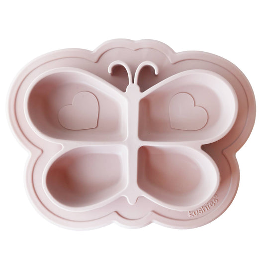 Siliplate Silicone Suction Plate | Rose Butterfly