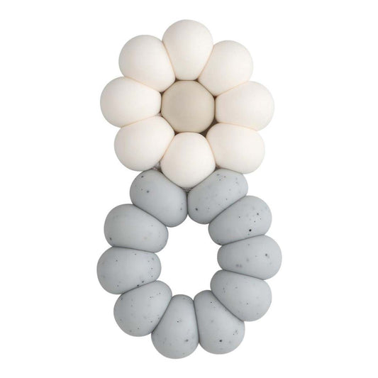 Flower Teether (Soft Blue)