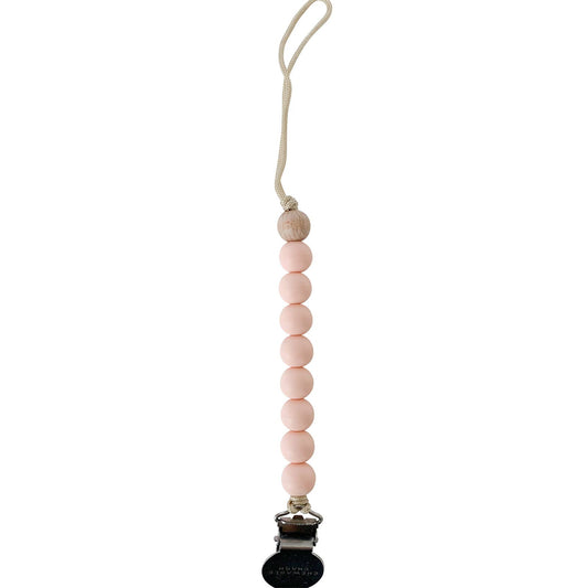 Crew Pacifier Clip - Pale Blush