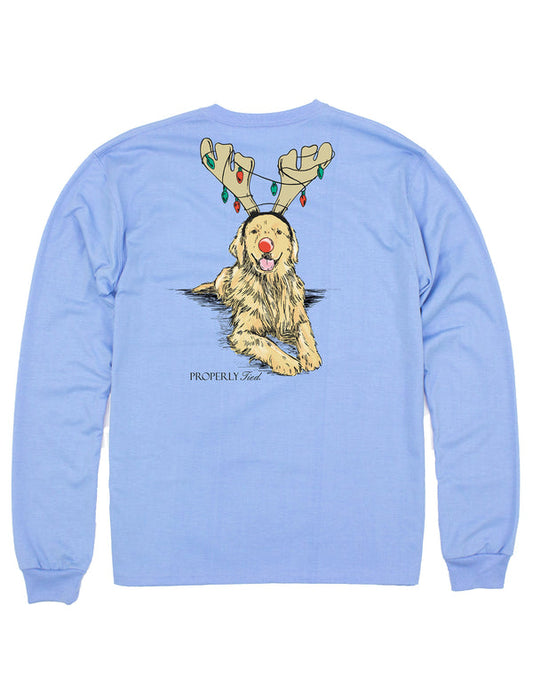 LD Golden Holiday Long Sleeve | River Blue