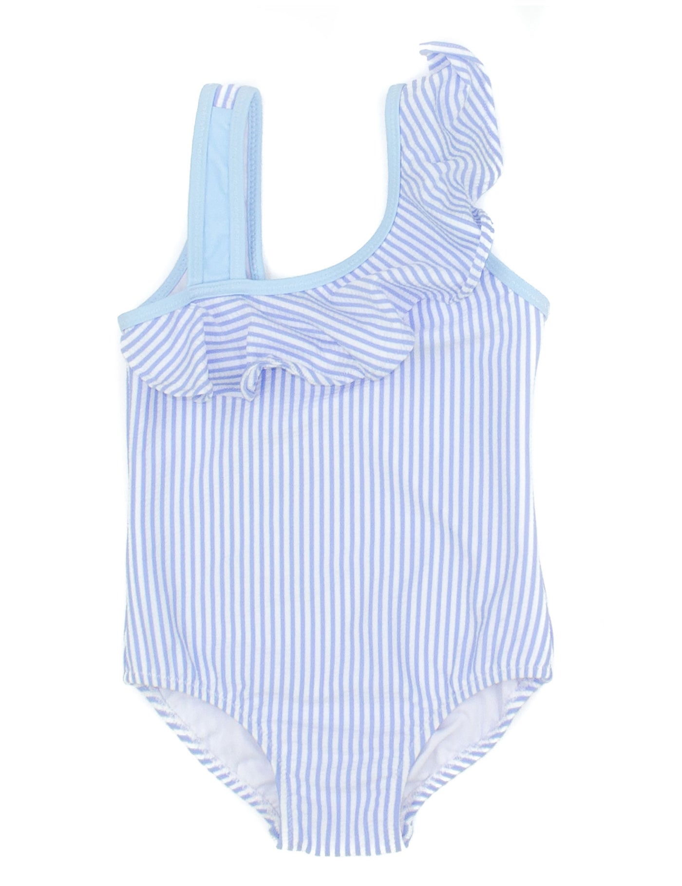 Ally Swim Suit - Seersucker - Blue