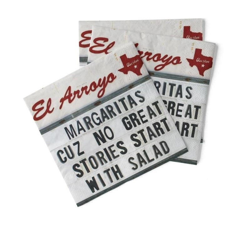 Cocktail Napkins (Pack of 20) - Salad Stories
