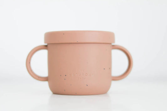 Silicone Snack Cup - Coral Speckled