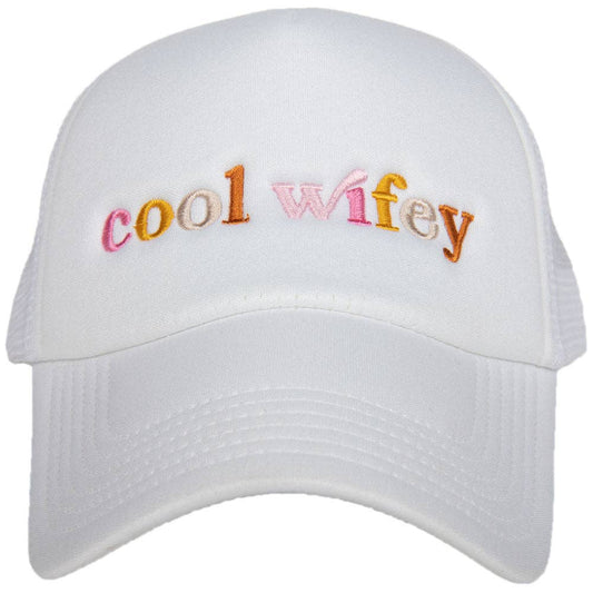 Cool Wifey Trucker Hat (White Foam)