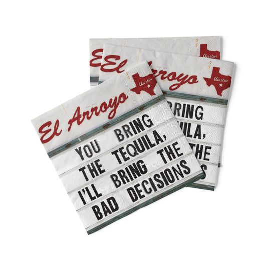 Cocktail Napkins - Bad Decisions - Pack of 20