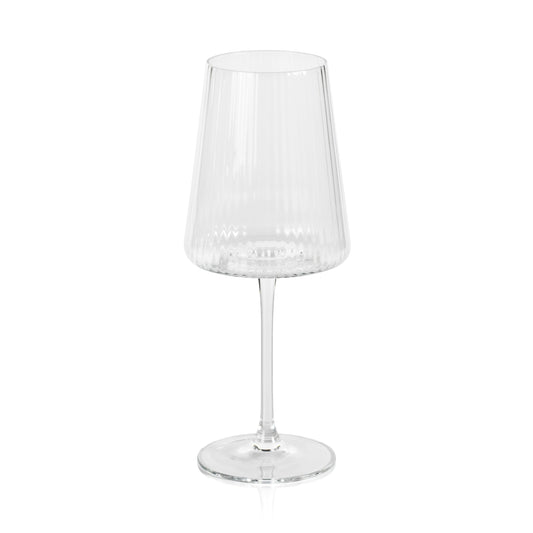 Bandol Fluted Textured Stemmed Wine Glass