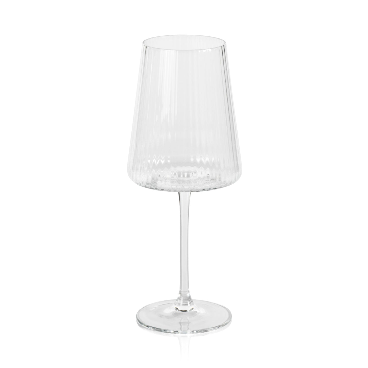 Bandol Fluted Textured Stemmed Wine Glass