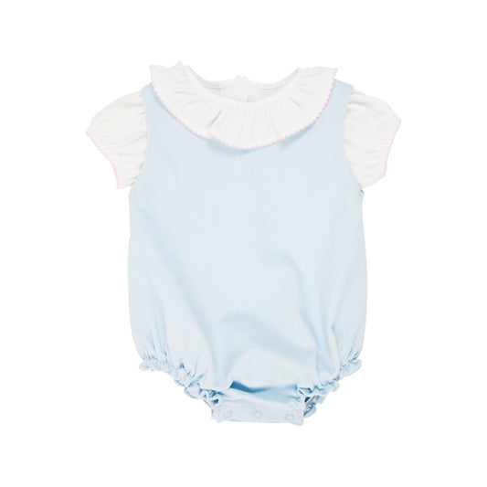 Brooksy Bubble Set Corduroy - Buckhead Blue/Worth Ave White/Palm Beach Pink