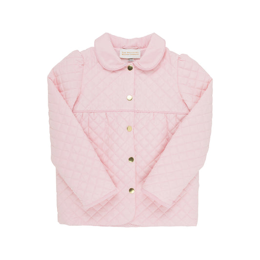 Carlyle Quilted Coat | Palm Beach Pink