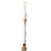 Classic Pacifier Clip - Wood+Moonstone