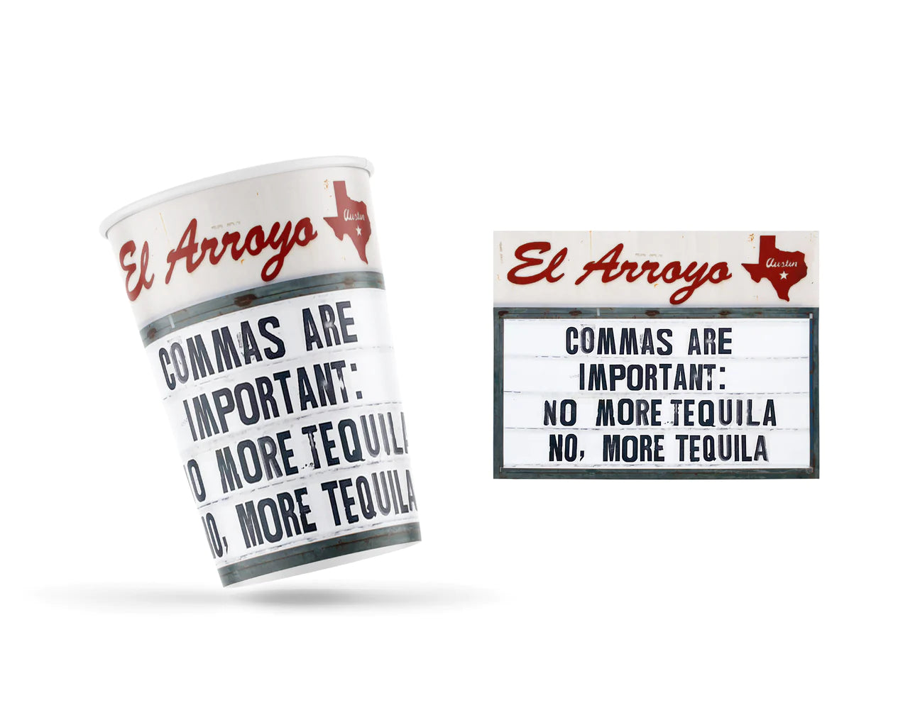 12 oz Party Cups (Pack of 12) - Commas Are Important