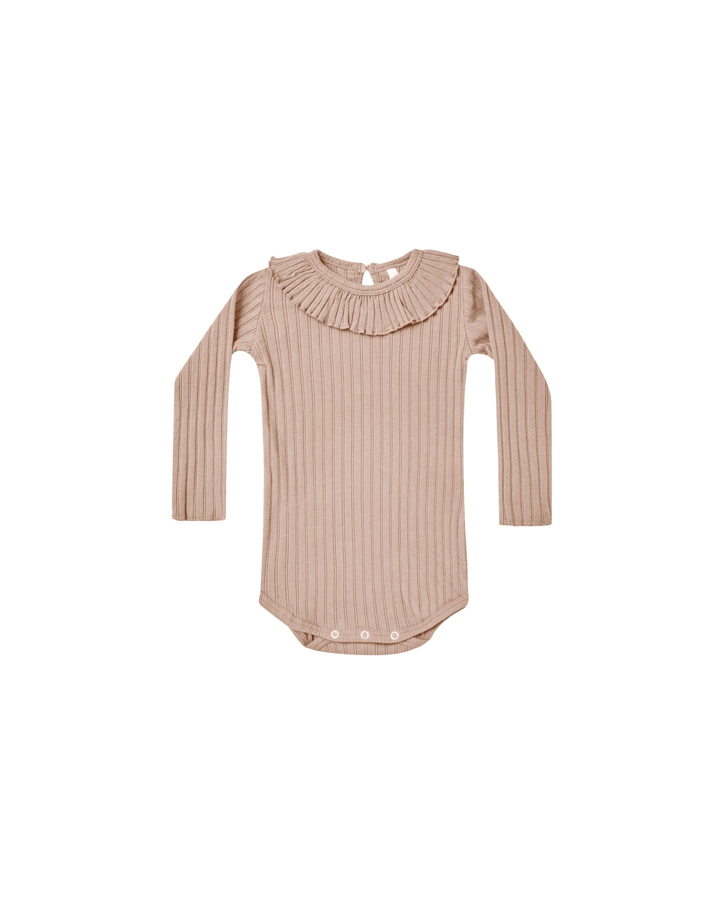 Ruffle Collar Bodysuit - Rose