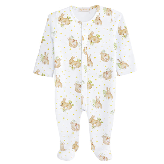 Adorable Bunnies Zipped Footie
