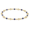 Dignity Sincerity Pattern 4mm Bead Bracelet | Lapis