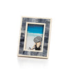 Mendocino Blue Carved Bone Photo Frame | 5x7