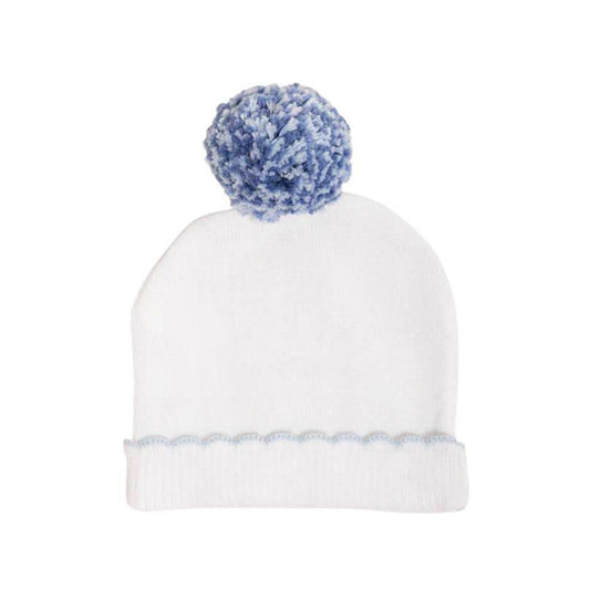 I’m Here Hat | Worth Ave. White w/ Buckhead Blue