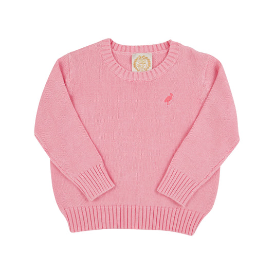 Isabella’s Sweater - Sandpearl Pink/Parrot Cay Coral