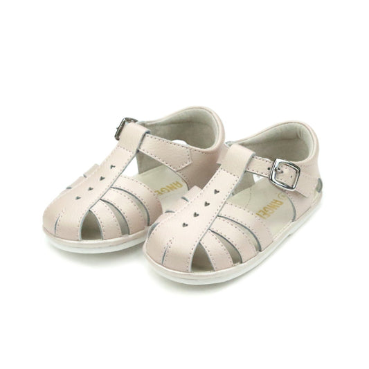 Jamie Angel Baby Heart Sandal - Almond