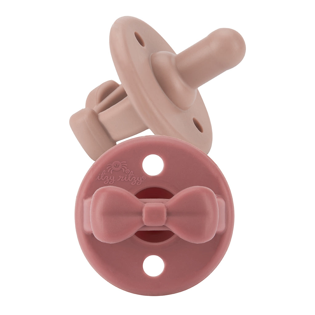 Porcelain Pacifiers Sweetie Soother Pacifier Set (2 pack) | Clay & Rosewood - Bows ...