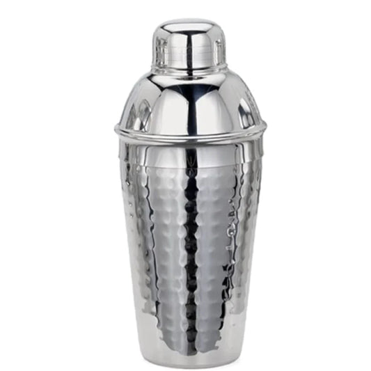 Hammered Stainless Steel 24 oz Cocktail Shaker