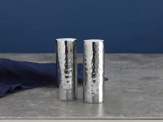 Towle Hammered Salt & Pepper Shaker Set