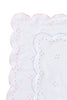 Scalloped Receiving Blanket | Pink