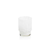 Amalfi Tortoise Glassware - White -Tumbler (3.25 in x 4.25 in)