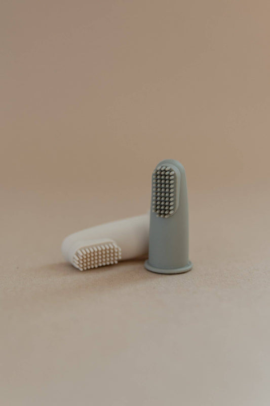 Finger Toothbrush Eucalyptus/Sand