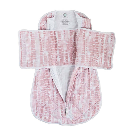 Dream Weighted Swaddle | Petal Pink  Shibori