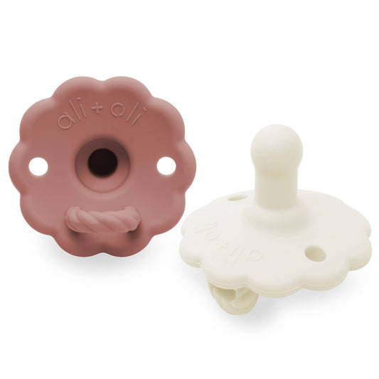 Pacifier Set Flower (Cedar & Snow)